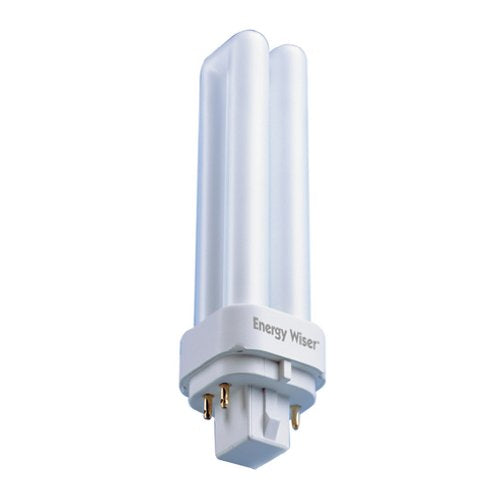 Bulbrite CF13D830/E 13 Watt Dimmable Compact Fluorescent T4 Quad Tube, 4-Pin G24Q-1 Base, Soft White