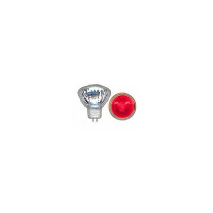 Bulbrite FTD/R 20 Watt Dimmable Color Light Halogen MR11, Bi-Pin GU4 Base, Red