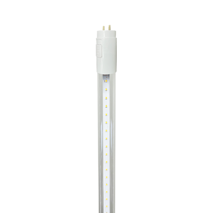Luxrite LED 4' T8 3 Way Universal Clear Light Tube, G13 Base, 18W, Lumens Selectable - 2200/2300/2250, Color Selectable - 4000K/5000K/6500K, Clear Finish (LR34236)