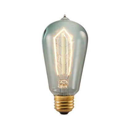 Bulbrite NOS40-1890/SMK-6PK 40 Watt Nostalgic Edison ST18 Bulb, Vintage Hairpin Filament, Medium Base, Smoke Finish, 6 Pack