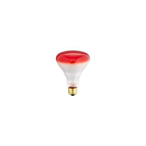 Bulbrite 75BR30R 75 Watt BR30 Reflector, Medium Base, Red