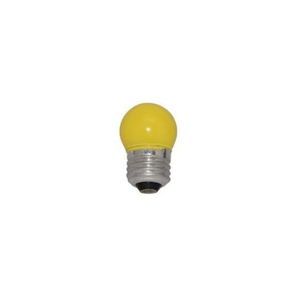 Bulbrite 7.5S11Y 7.5W Dimmable S11 Night Light Replacement Bulb, Medium Base, Yellow