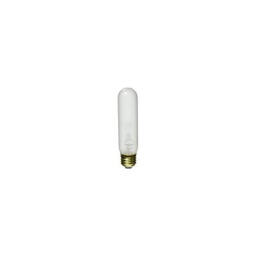 Bulbrite 60T10F 60 Watt Incandescent Showcase/Aquarium/Display T10 Tubular Bulb, Medium Base, Frost