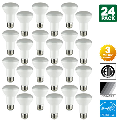 Sunlite 81130-SU LED BR20 BR20 Light Bulb, 8 Watt (50W Equivalent), 560 Lumens, Medium Base (E26), Dimmable, Energy Star, 27K - Warm White 1 Pack