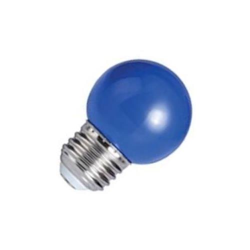 Bulbrite LED/G14B 1 Watt Ambient LED Color Light G14 Bulb, Medium Base, Blue