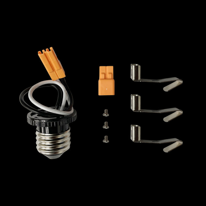 Luxrite Slim Surface Mount Can Adapter 4-5" Slim Adapter, E26 Adapter, Pack of 8 (LR23640)