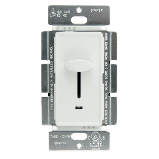 Sunlite E1020/W Slide Dimmer with LED, White