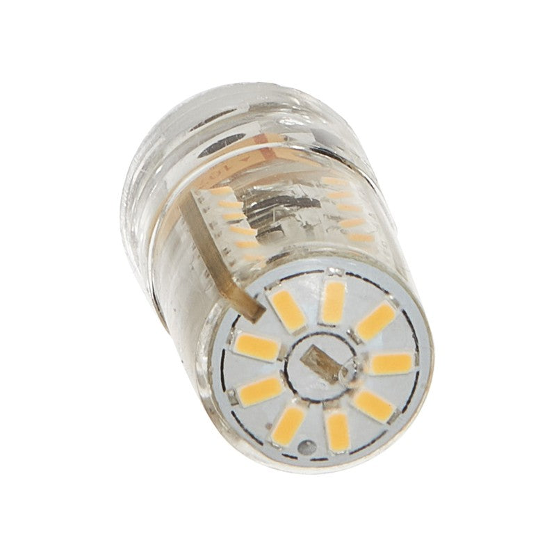 Luxrite GY6.35 LED 1.25" Light Bulb, 3W, 200 Lumens, 12V, 3000K - Soft White, Clear Finish, Pack of 5 ( (LR24607)