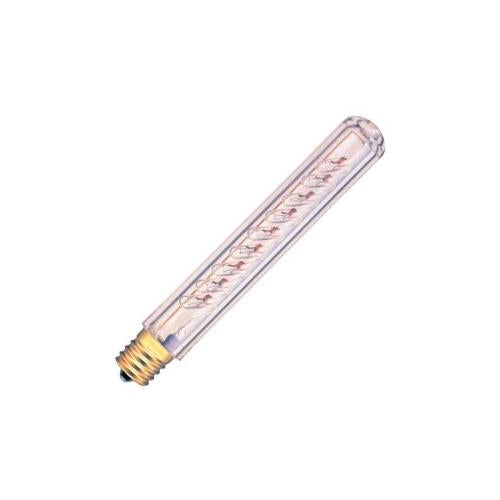 Bulbrite 9T6.5C/N 9 Watt Incandescent T6.5 Tube Exit Light, Intermediate Base, Clear