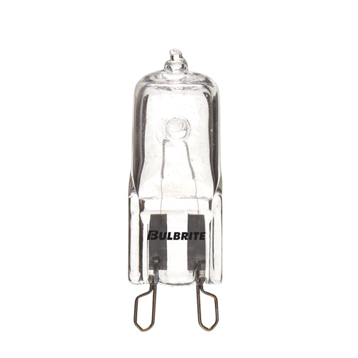 Bulbrite Q100G9/120 100 Watt Dimmable Halogen JC T4 Capsule Bulb, 120 Volt, Flat Pin G9 Base, Clear