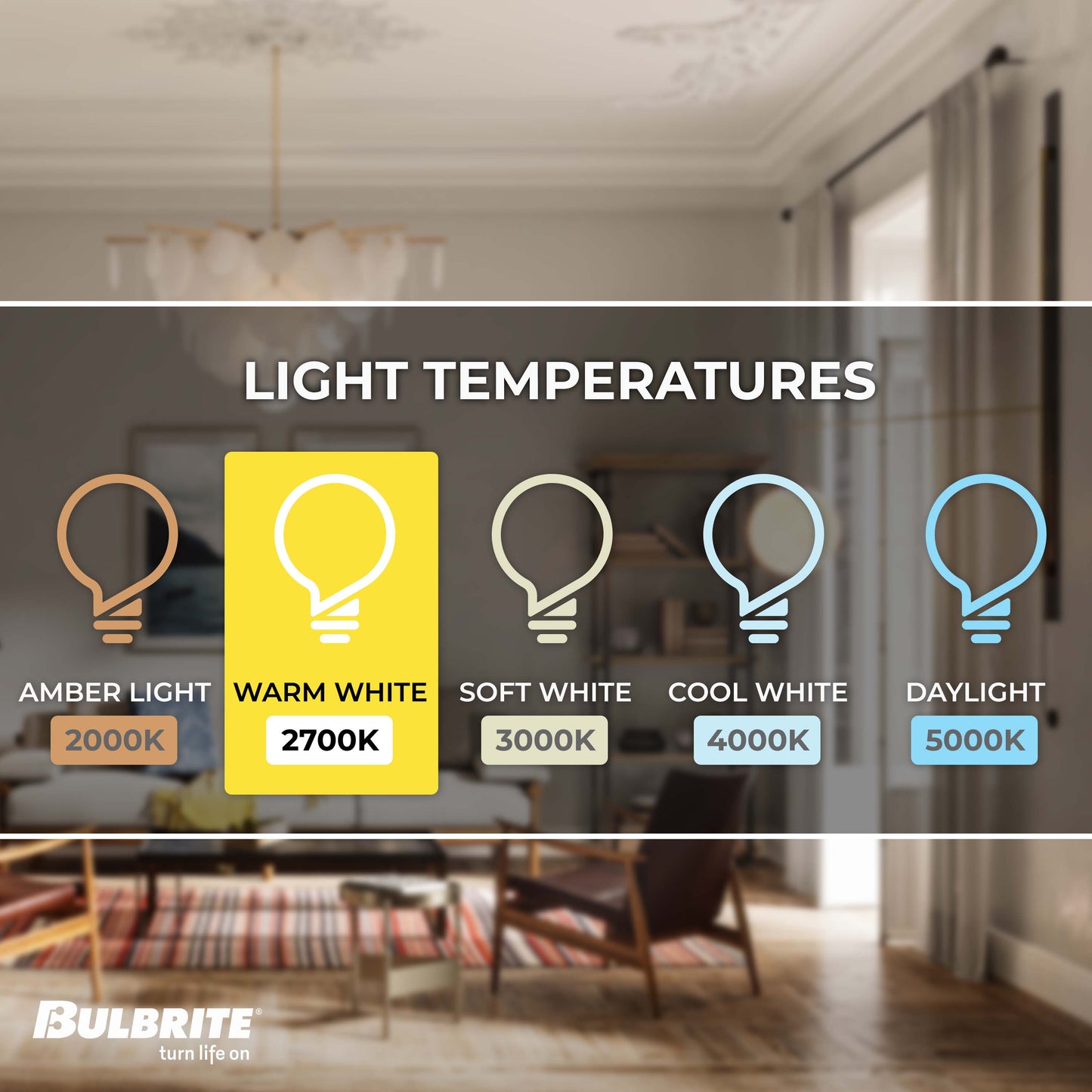 Bulbrite LED Filament Pack of (4) 5 Watt Dimmable 11 Inch T9 Light Bulb with Clear Glass Finish and Medium (E26) Base - 2700K (Warm White Light), 350 Lumens