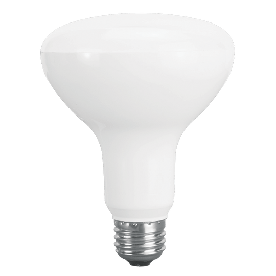 Luxrite LED BR30 Reflector Light Bulb, 9W, 650 Lumens, 3500K - Natural, 80 CRI, Frosted White Finish, Dimmable, Pack of 7 (LR31852)