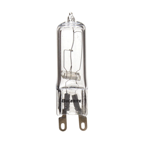 Bulbrite Q40G9CL 40 Watt Dimmable Halogen JC T4 Capsule Bulb, 120 Volt, Flat Pin G9 Base, Clear