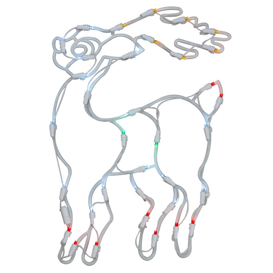 Vickerman 17 Reindeer Wire Silhouette with 35 LED Lights- 2 Pack