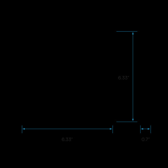 Luxrite LED Surface Mount 6" Square Slim, 15W, 950 Lumens, Color Selectable - 3000K/4000K/5000K, 80 CRI, White Finish, Dimmable,Pack of 2 (LR23593)