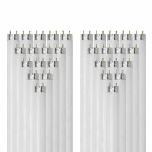 Sunlite F58T8/841 58-watt T8 Linear Fluorescent Lamp with Bi Pin Base, 4100K, 30-Pack