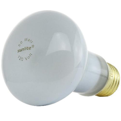 Sunlite Halogen 50 Watt R20 Flood Reflector Medium Base Light Bulb