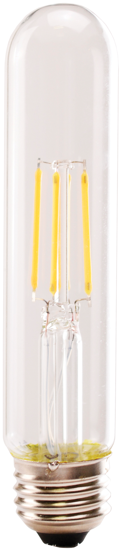 Luxrite LED T9 Filament Tubular Light Bulb, E26 Medium Base, 5W, 2700K - Warm White, 550 Lumens, 80 CRI, Clear Finish, Dimmable (LR21625)