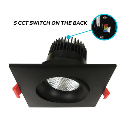 SINGLE HEAD GIMBAL 5CCT BLACK CANLESS SPOTLIGHT