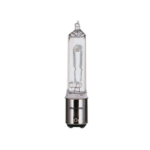 Bulbrite Q100CL/DC 100 Watt Dimmable Halogen JD T4 Capsule Bulb, Double Contact Bayonet Base, Clear