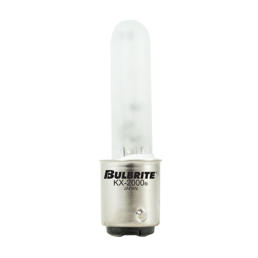 Bulbrite KX60FR/DC 60 Watt KX-2000 Dimmable Krypton/Xenon T3 Capsule Bulb, DC Bayonet Base, Frost
