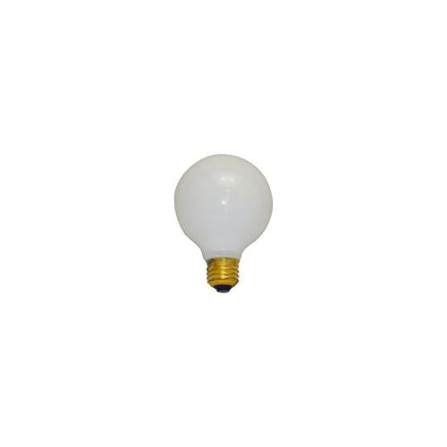 Bulbrite 40G25WH2 40 Watt Incandescent G25 Globe, Medium Base, White