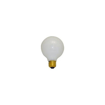 Bulbrite 40G25WH2 40 Watt Incandescent G25 Globe, Medium Base, White