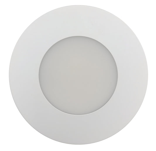 Luxrite LED 4" Magnetic Interchangeable Universal Downlight, 8W, 500 Lumens, Color Selectable - 2700K/3000K/3500K/4000K/5000K, Black Finish, 80 CRI, Dimmable (LR24960)