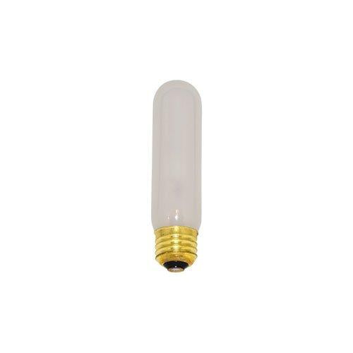 Bulbrite 25T10F/HO 25 Watt Incandescent High Output Showcase/Aquarium/Display T10 Tubular Bulb, Medium Base, Frost