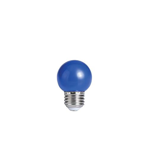 Bulbrite LED/G14B 1 Watt Ambient LED Color Light G14 Bulb, Medium Base, Blue