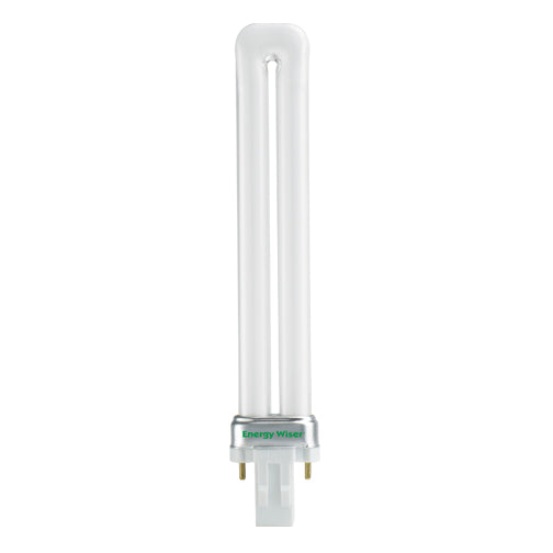 Bulbrite CF13S841 13 Watt Compact Fluorescent T4 Twin Tube, 2-Pin GX23 Base, Cool White