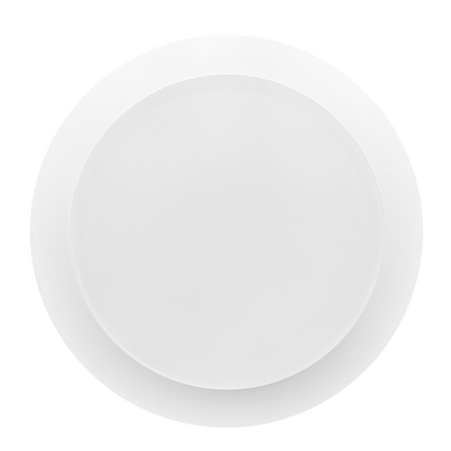 Luxrite LED 8" Surface Mount Round Disk, 27W, 2000 Lumens, Color Selectable - 3000K/4000K/5000K, 80 CRI, White Finish, Dimmable (LR23835)