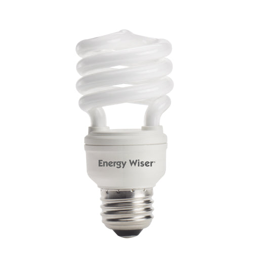 Bulbrite CF13WW/LM 13 Watt Super Mini Low-Mercury Compact Fluorescent T2 Coil, Medium Base, Warm White, 60 Watt Equivalent