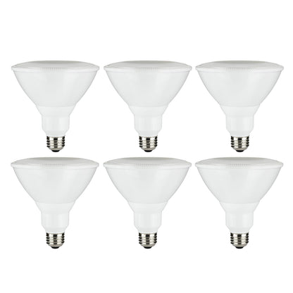 Sunlite LED PAR38 Reflector HE Series 17.5W (85W Equivalent) Light Bulb Medium (E26) Base, Soft White