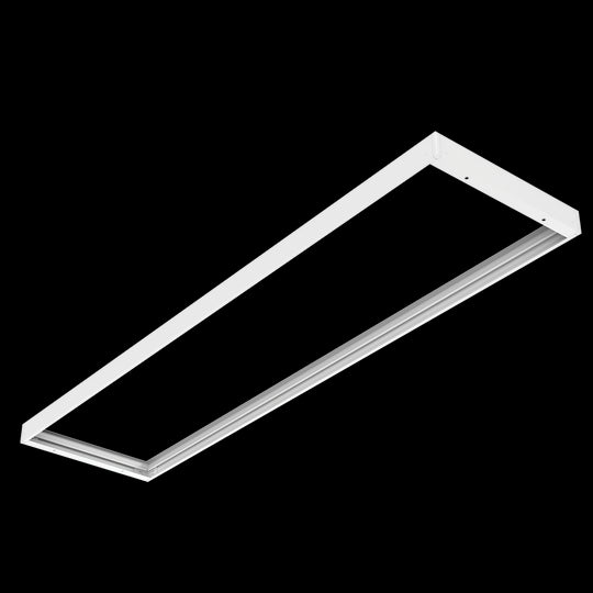 Luxrite 1X4 Panel Surface Kit, White Finish, Pack of 2 (LR24097)