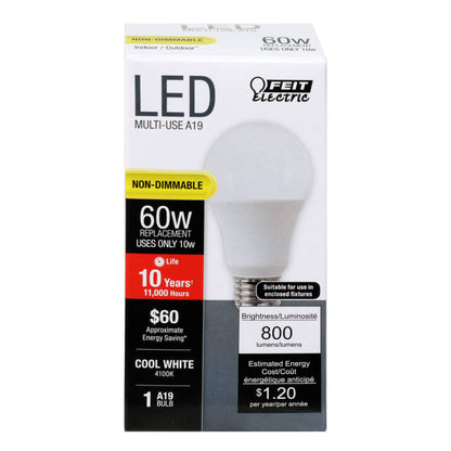 60-Watt Equivalent A19 Cool White General Purpose LED