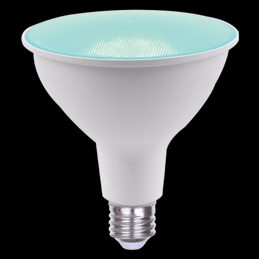 Luxrite LED PAR38 Colored Light Bulb, 8W, E26 Medium Base, Green Finish (LR31643)