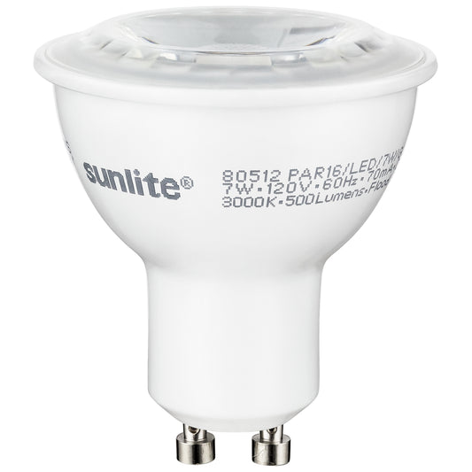 Sunlite 80521 PAR16/LED/7W/GU10/27K 120V Dimmable Energy Star 35°