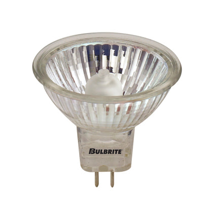 Bulbrite EXT/24 50 Watt Dimmable Halogen Lensed MR16 Bulb, Bi-Pin GU5.3 Base, Clear