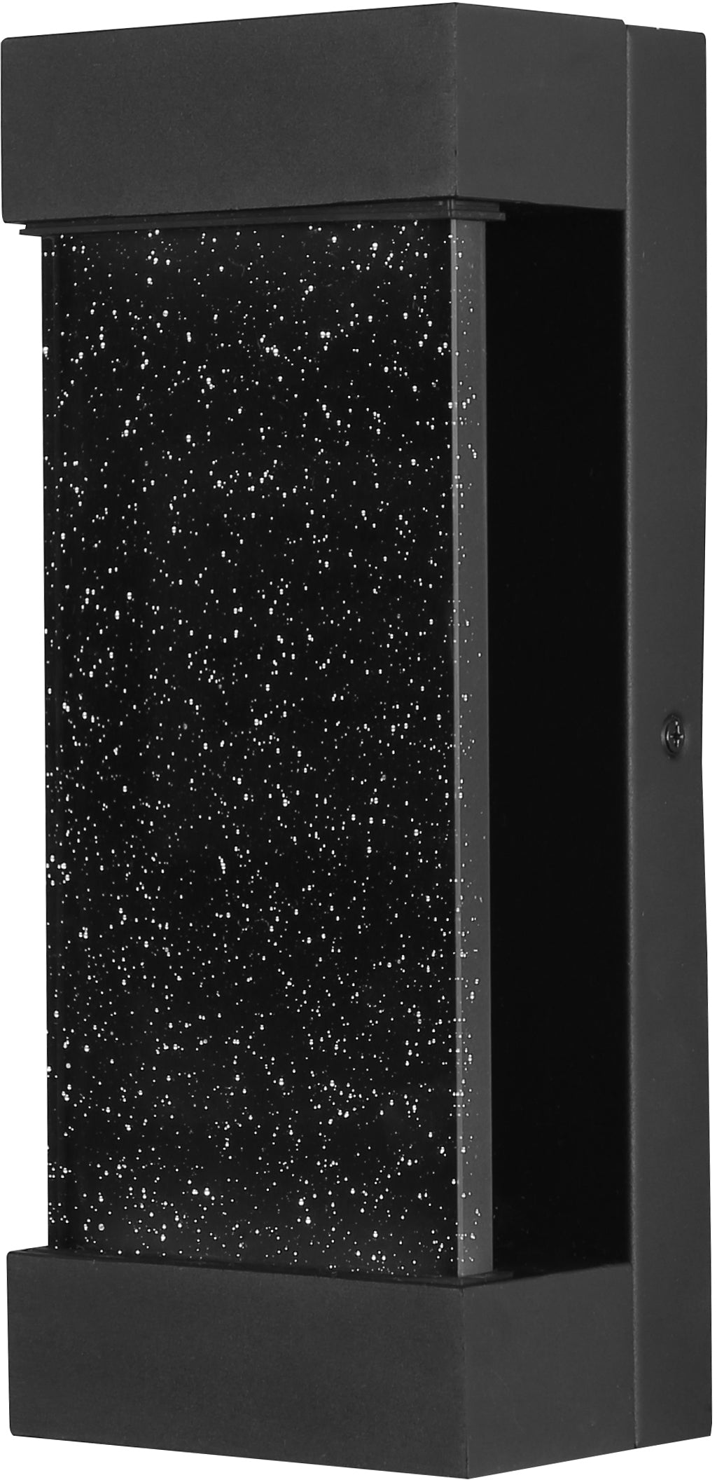 Sunlite 81040 12-Inch LED Rectangular Outdoor Up & Down Wall Sconce, Clear Acrylic Panel, 22 Watts, 300 Lumens, 3000K Warm White, Dimmable, ETL Listed, Black, for Residential & Commercial Use