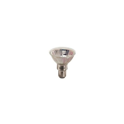 Bulbrite FST/L 20 Watt Dimmable Halogen Lensed MR11 Bulb, Double Contact Bayonet Base, Clear