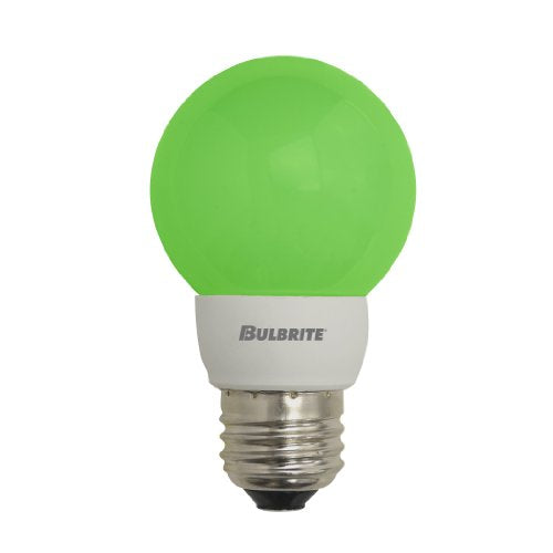 Bulbrite LED/G16G 1 Watt LED G16 Globe, Medium Base, Green