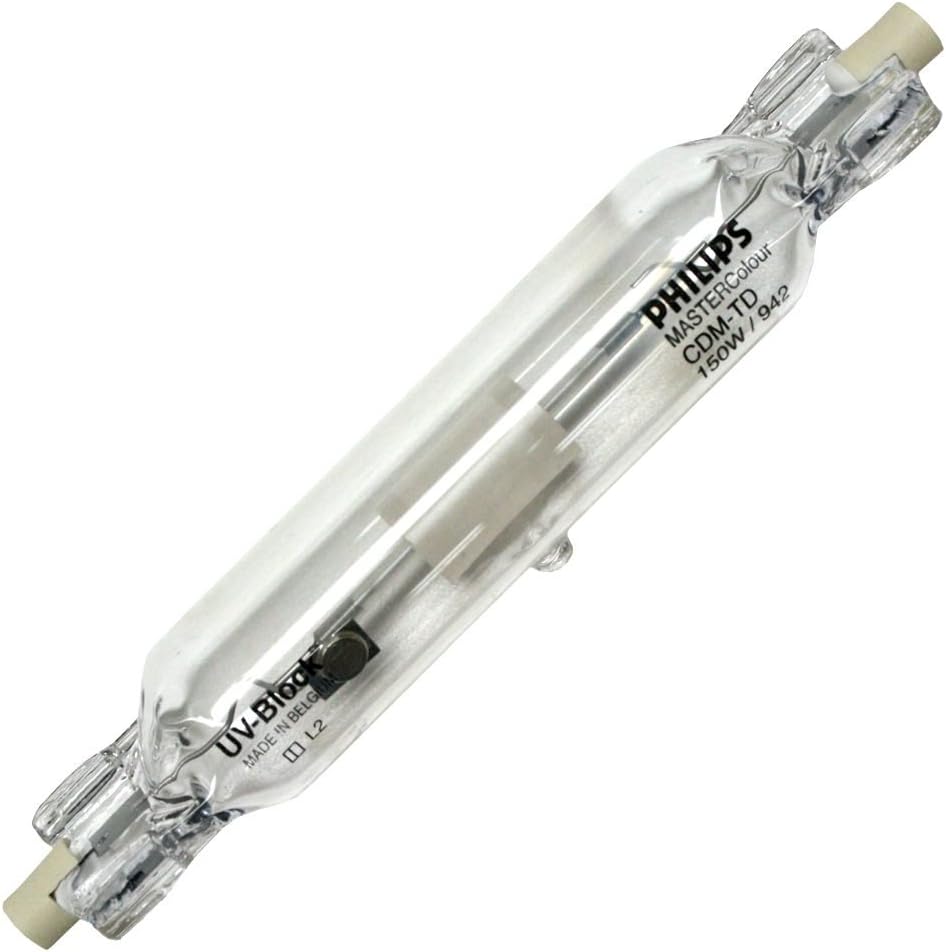 Philips 37371-2 - 150 Watt - T7 Unprotected Arc Tube - 4200K - Rx7s Base - ANSI M142/E - Horizontal Burn - CDM150/TD/942