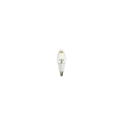 Bulbrite LED4B11/27K/FIL/D 4-Watt Dimmable LED Filament B11 Chandelier Bulb, 40W Equivalent, Candelabra Base, Warm White