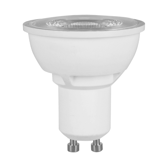 Luxrite LED MR16 Reflector Light Bulb, GU10 Base, 6.5W, 3000K - Soft White, 500 Lumens, 80 CRI, White Finish, Dimmable, Pack of 7 (LR21501)