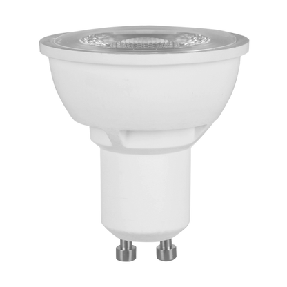 Luxrite LED MR16 Reflector Light Bulb, GU10 Base, 6.5W, 3000K - Soft White, 500 Lumens, 80 CRI, White Finish, Dimmable, Pack of 7 (LR21501)