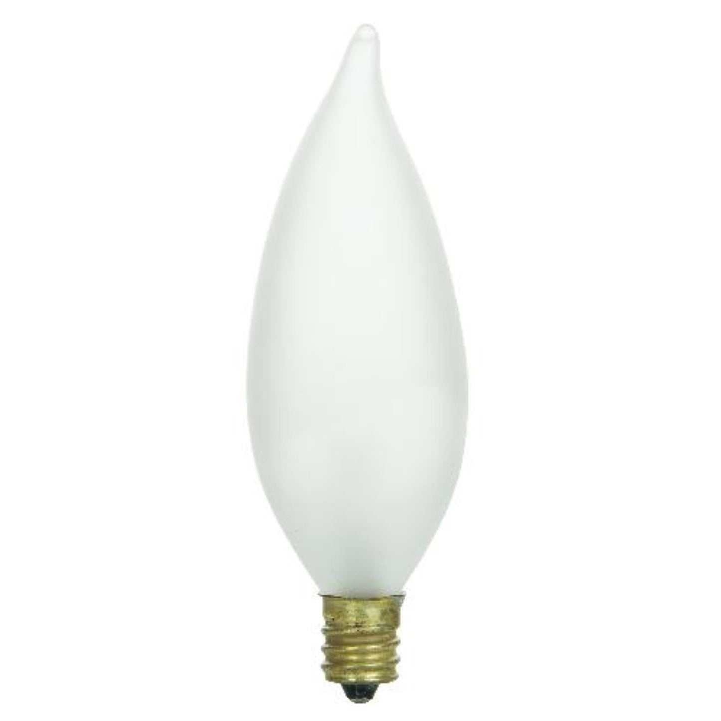 Sunlite Incandescent 15 Watt Petite Chandelier 90 Lumens Frost Light Bulb