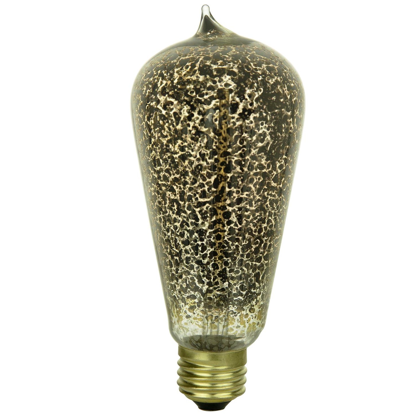 Sunlite 40 Watt Antique Edison S19 Medium Base Golden Fleck (12 Pack)