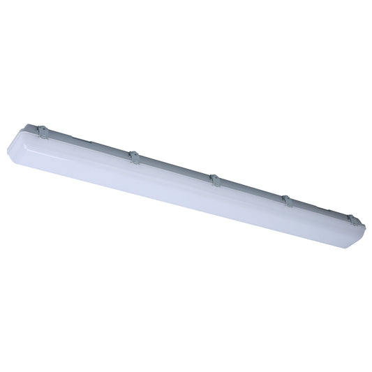 Sunlite 85260 LED 4-Foot Linear Vapor Proof Fixture, Power Selectable 25W/38W/50W, Color Selectable 35K/40K/50K, 7000 Lumens, Dimmable, 120-277 Volts, ETL Listed, For Residential & Commercial Use