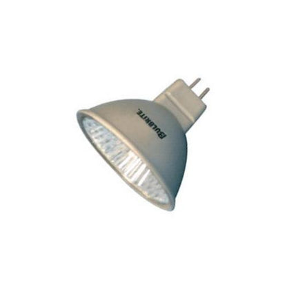 Bulbrite EXN/SLV 50 Watt Dimmable Halogen MR16 Bulb, Bi-Pin GU5.3 Base, Silver